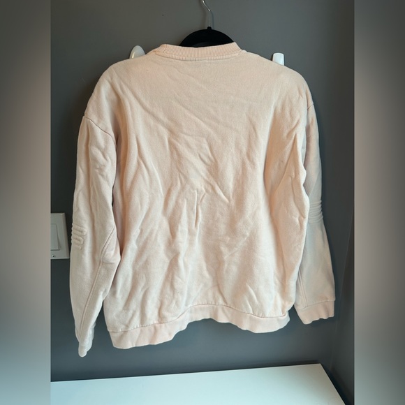 IVY PARK Corded '04' Sweatshirt Size L Light Pink - Picture 2 of 4